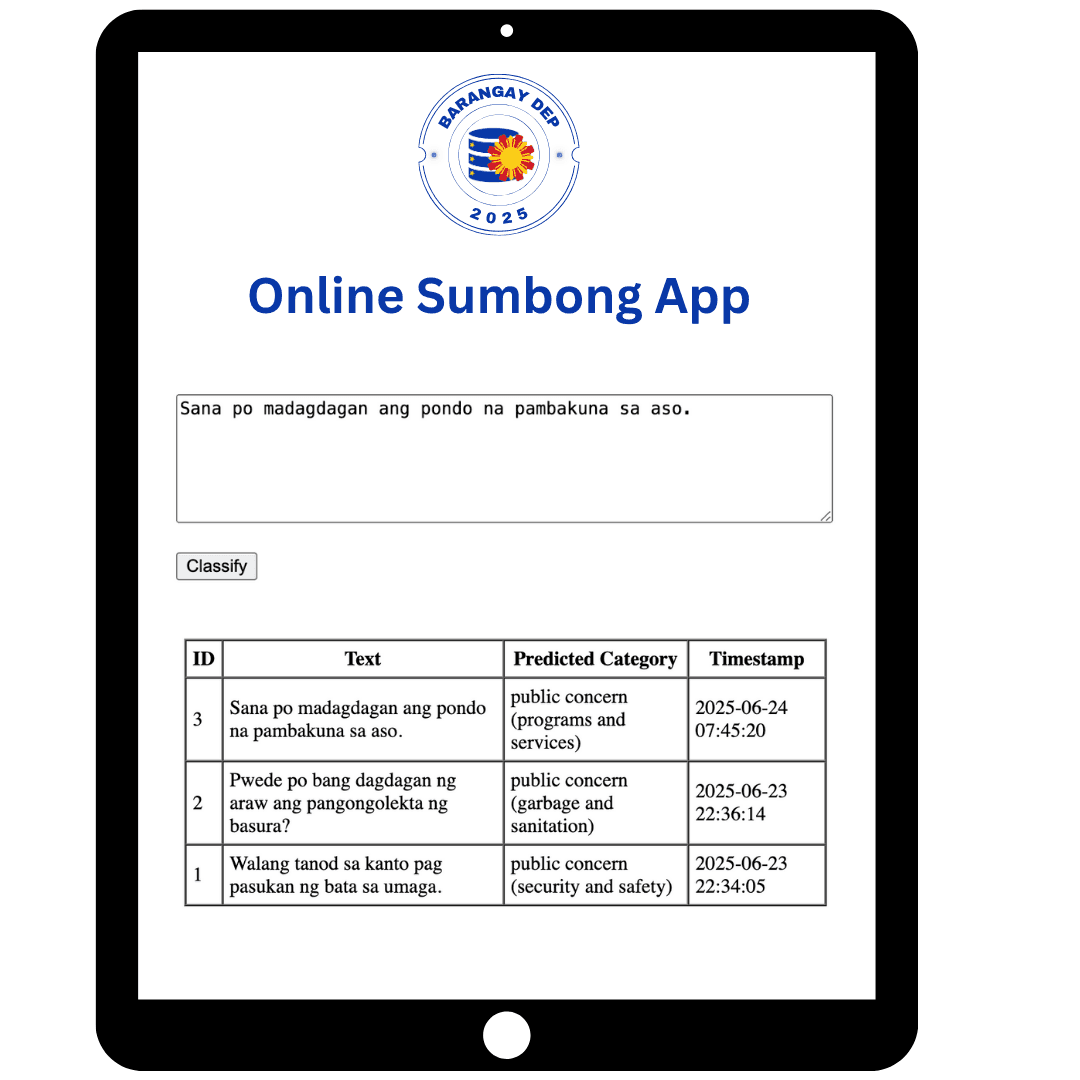 Online Sumbong Preview
