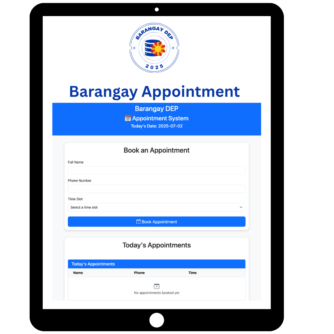 Barangay Ticketing Preview