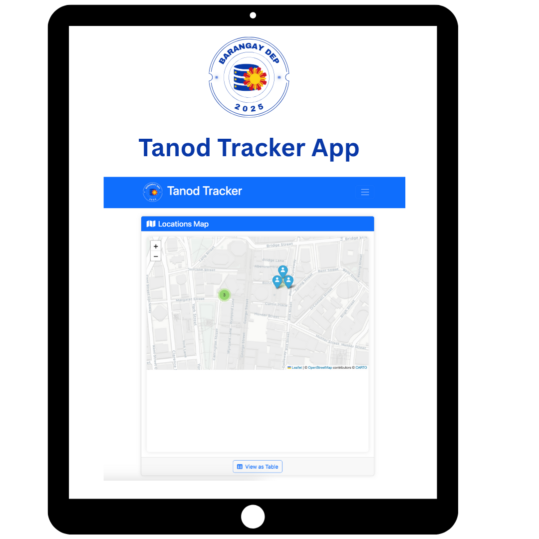 Barangay Tanod Tracker Preview